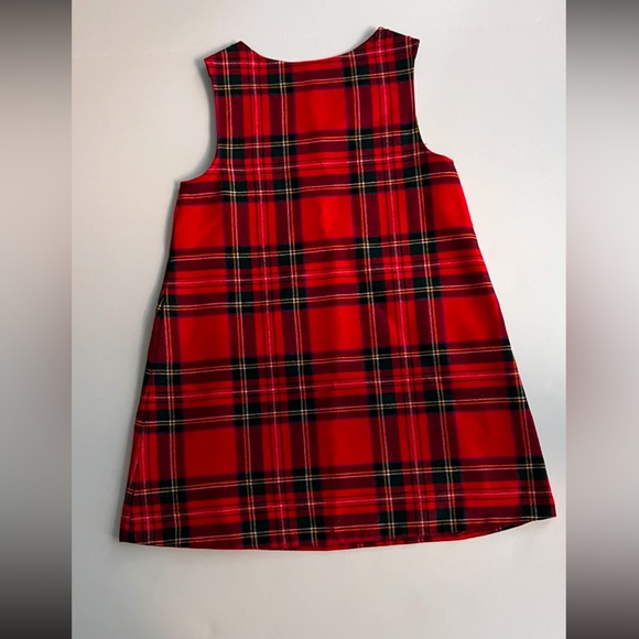 O'Neil of Dublin Red Tartan Plaid Girls Dress Size 8 - Picture 2 of 5